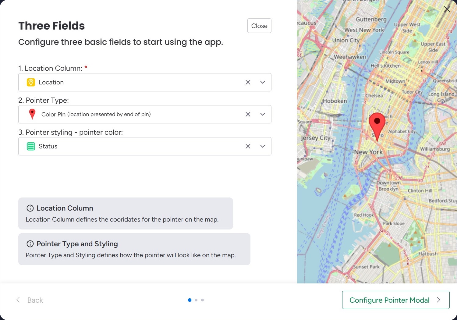 Configuration - Three Fields